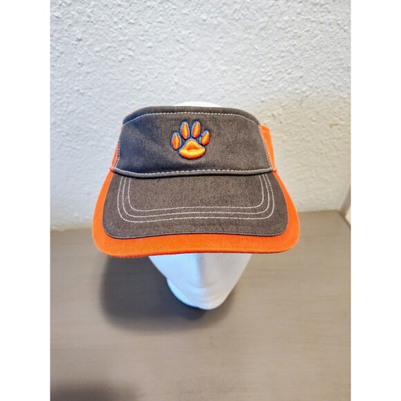 Richardson 775 Adjustable Clemson Tigers Orange Visor Hat NCAA Fast Shipping - Picture 3 of 10